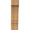 Ekena Millwork 6"W x 12"D x 24"H Balboa Rough Sawn Knee Brace, Western Red Cedar BRC06X12X24BOA00RWR - alternate 4